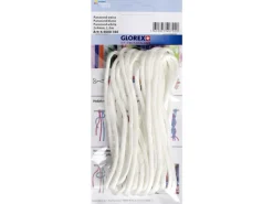 Paracord Nylonschnur Weiß 2 x 4 mm, Länge 5 m