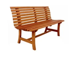 Garden Pleasure Parkbank Moreno 3-Sitzer Holz 93 x 140 x 67 cm