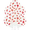 Party Factory Latexballon Ø 25 cm Hearts Red 10 Stück