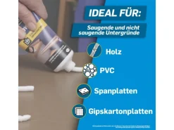 Pattex Baukleber Montagekleber Power Tube starke Anfangshaftung 250 g