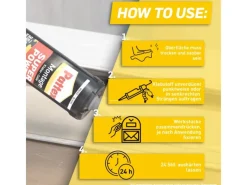 Pattex Baukleber Montagekleber Super Power Kartusche starke Anfangshaftung 370 g