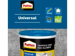 Clearance Pattex Teppichkleber Teppich und PVC Kleber Universal 4 kg Eimer