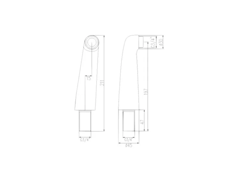 Discount PaulGurkes Nostalgie Wannenarmatur Standarmatur für Wannenrand