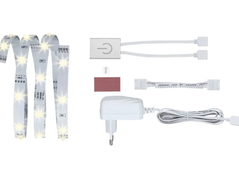 Paulmann YourLED ECO Stripe Komfort-Set Touch Switch 1 m Warmweiß 2,4 W