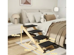 PawHut 2 in 1 Hundetreppe 4 Stufig