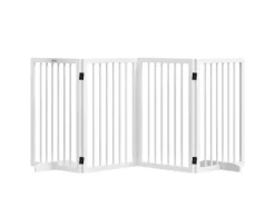 Discount PawHut Absperrgitter 4-Teilig 206 x 76 cm Faltbar mit 2 Stützfüßen