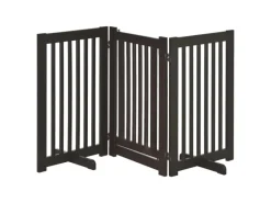 Hot PawHut Absperrgitter Verstellbar Klappbar 155 x 1 5 x 76 cm