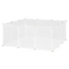 New PawHut Freilaufgehege Laufgitter DIY Absperrgitter 105 x 105 x 45 cm