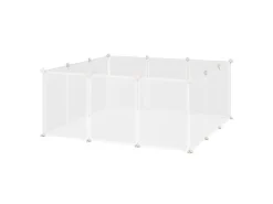 New PawHut Freilaufgehege Laufgitter DIY Absperrgitter 105 x 105 x 45 cm