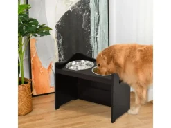 Hot PawHut Futternapf Höhenverstellbar mit 2L Futterständer