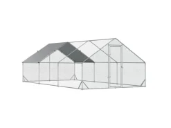 PawHut Hühnerstall XXL Outdoor mit Schatten Dach Schloss