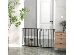 PawHut Hunde Türschutzgitter 75-145 cm