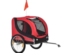 Best PawHut Hundeanhänger Hunde Fahrrad Anhänger