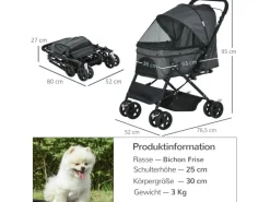 Online PawHut Hundebuggy für Kleine Hunde und Katzen