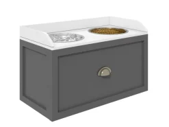 Hot PawHut Hundenapf 2 x 2L Futternapf Erhöht mit Schublade