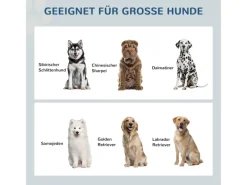 PawHut Hundenapf 2 x 2L mit Schublade Edelstahlnapf