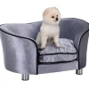 Outlet PawHut Hundesofa mit Kissen 69 x 49 x 38 cm