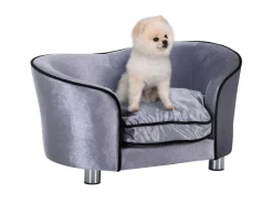 Outlet PawHut Hundesofa mit Kissen 69 x 49 x 38 cm