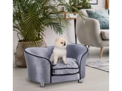 Outlet PawHut Hundesofa mit Kissen 69 x 49 x 38 cm