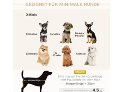 Outlet PawHut Hundesofa mit Kissen 69 x 49 x 38 cm