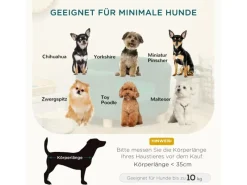 PawHut Hundesofa mit Rückenlehne und Holzbeine bis 4,5 kg
