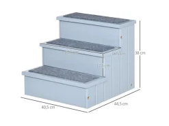Discount PawHut Hundetreppe 3 Stufen Einstiegshilfe