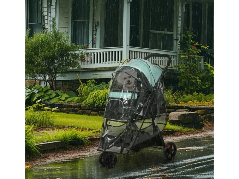 PawHut Hundewagen Polyester Stahl 80,5L x 51,5B x 100H cm