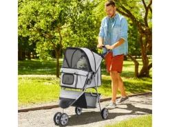 PawHut Hundewagen Hundebuggy Buggy Hunde Katzen