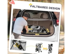 PawHut Hundewagen Hundebuggy Buggy Hunde Katzen