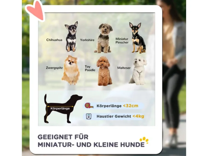 Hot PawHut Hundewagen mit Klappfunktion Becherhalter