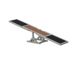 PawHut Hundewippe Hunde Agility Wippe