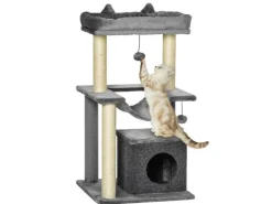 PawHut Katzenbaum 90 cm mit Hängematte