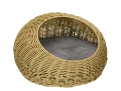 PawHut Katzenkorb mit Kissen Katzenhöhle