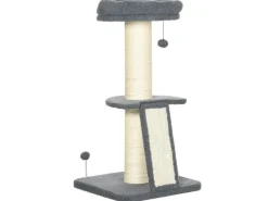 Clearance PawHut Kratzbaum 92H cm mit Kratzbrett und Spielball