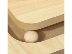 Sale PawHut Kratzstamm Kratzsäule MDF Sisal Eiche 39,5L x 39,5B x 87H cm