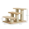 Clearance PawHut Tiertreppe 3 Stufen Treppe für Katze und Hunde 45 x 35 x34cm