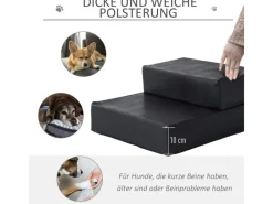 PawHut Tierunterlage 2 Stufen Klappbar