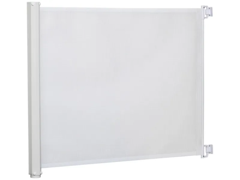 PawHut Türschutzgitter Ausziehbar Rollo 115 x 82,5 cm