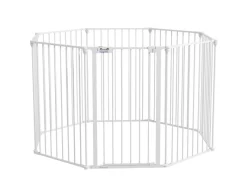 Outlet PawHut Welpenauslauf Klappbar 90 cm Hoch mit 8 Platten Tür