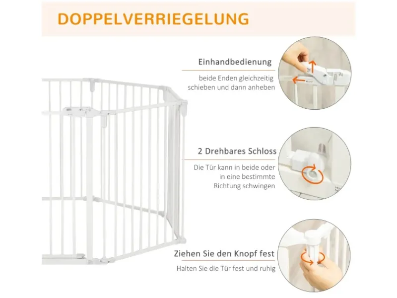 Online PawHut Welpenauslauf mit Tür Klappbar 8 Paneele