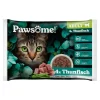 Pawsome Katzen-Nassfutter Adult Thunfisch 85 g 4er Flowpack