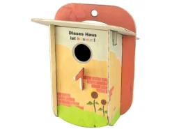 Pebaro Laubsägevorlage Vogelhaus Bunt Bedruckt
