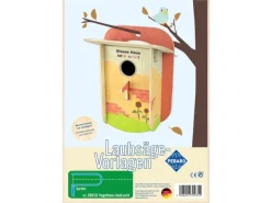 Pebaro Laubsägevorlage Vogelhaus Bunt Bedruckt