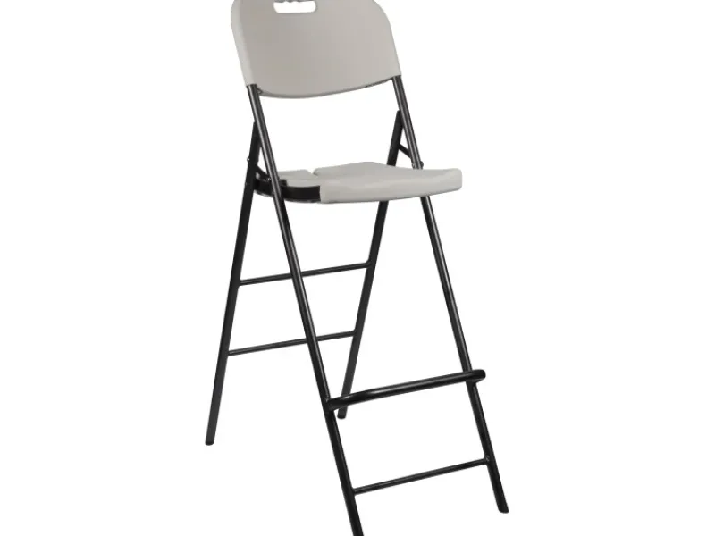 Sale Perel Barhocker mit Rückenlehne Kunststoff klappbar