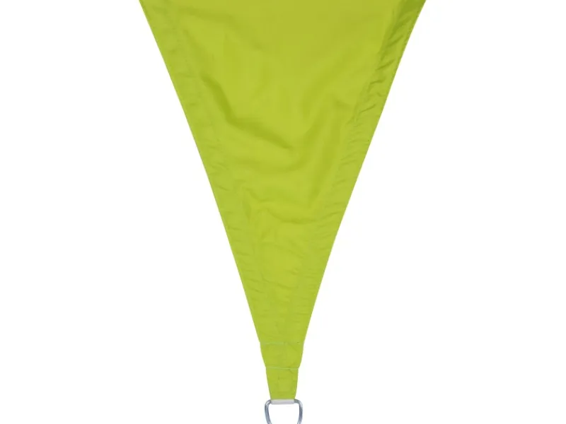 Perel Viereck-Sonnensegel 500 cm x 500 cm Limegrün