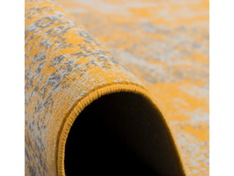 Sale Pergamon Designer Teppich Passion Vintage Bordüre Safran Gelb 140x200cm