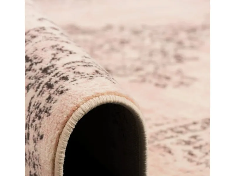 Best Pergamon Designer Teppich Passion Vintage Bordüre Rosa Beige 140x200cm