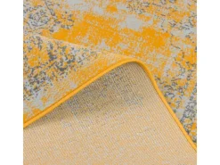 Pergamon Designer Teppich Passion Vintage Bordüre Safran Gelb 120x170cm