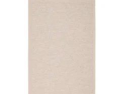 Pergamon In & Outdoor Teppich Flachgewebe Ottawa Bordüre Beige 140x200cm