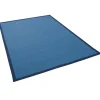 Hot Pergamon Sisalteppich Natura Klassisch mit Bordüre Blau 150x150cm